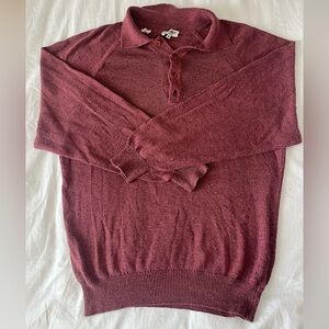 Vintage Giorgio Armani Collezioni Knit Polo Sweater
